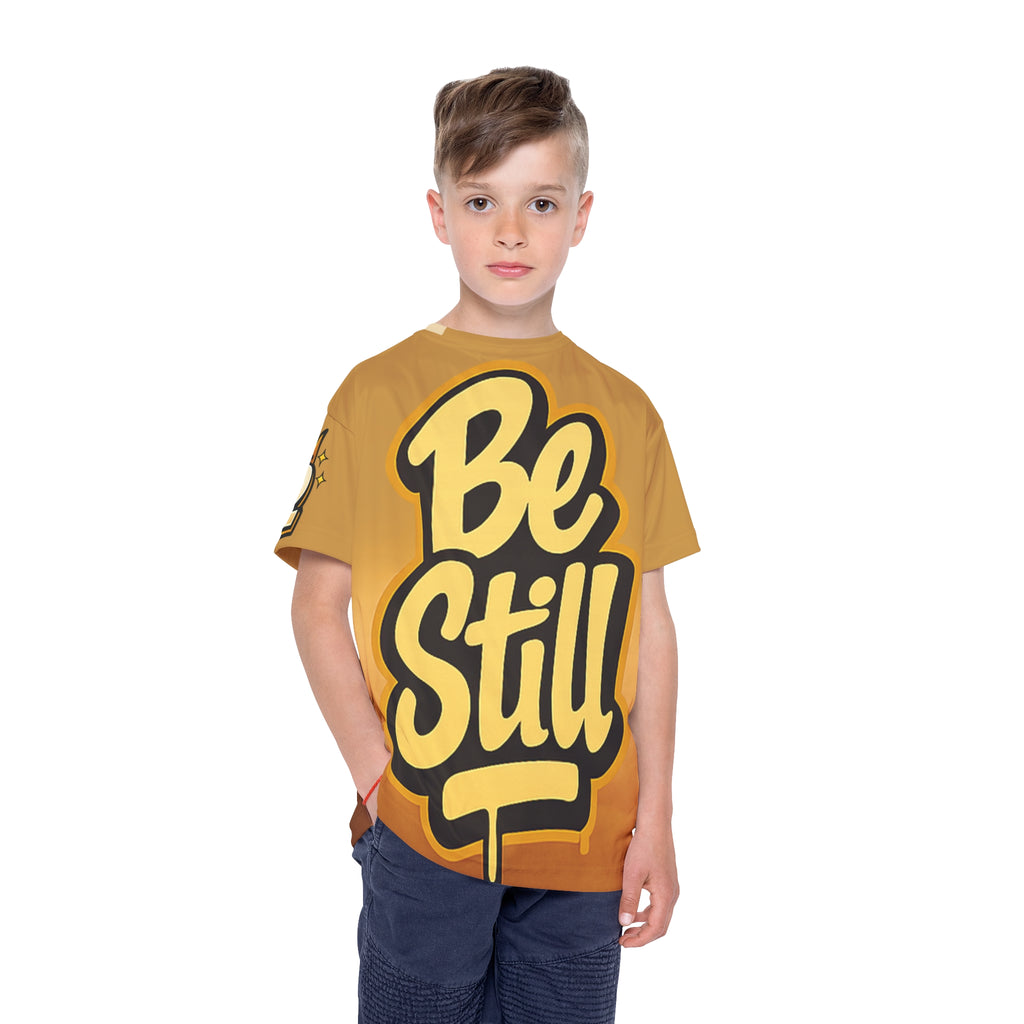 Protected Kids AOP Sports Tee — Bold Moves Edition