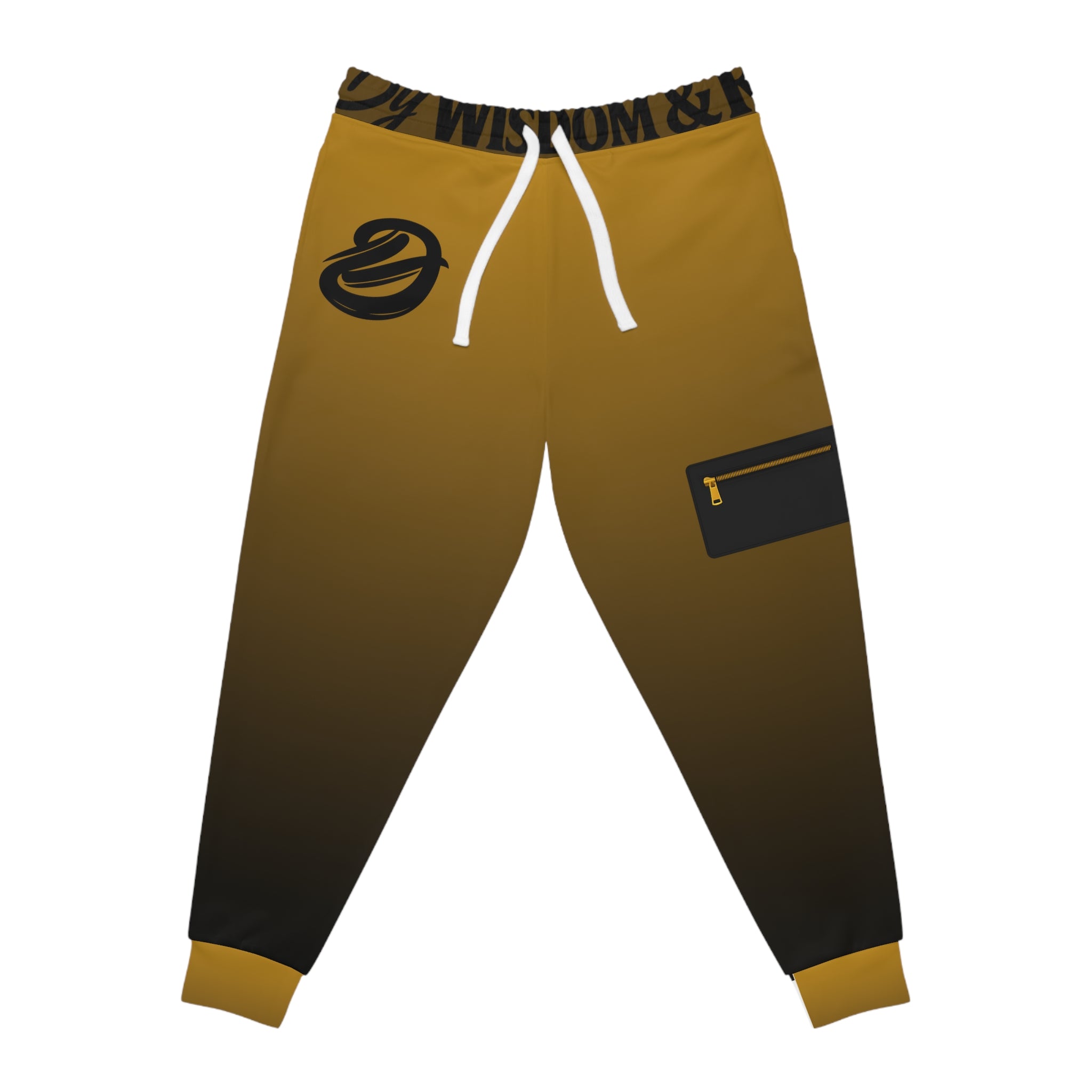 DeKaLa Ombre Flow Joggers — Gold & Black