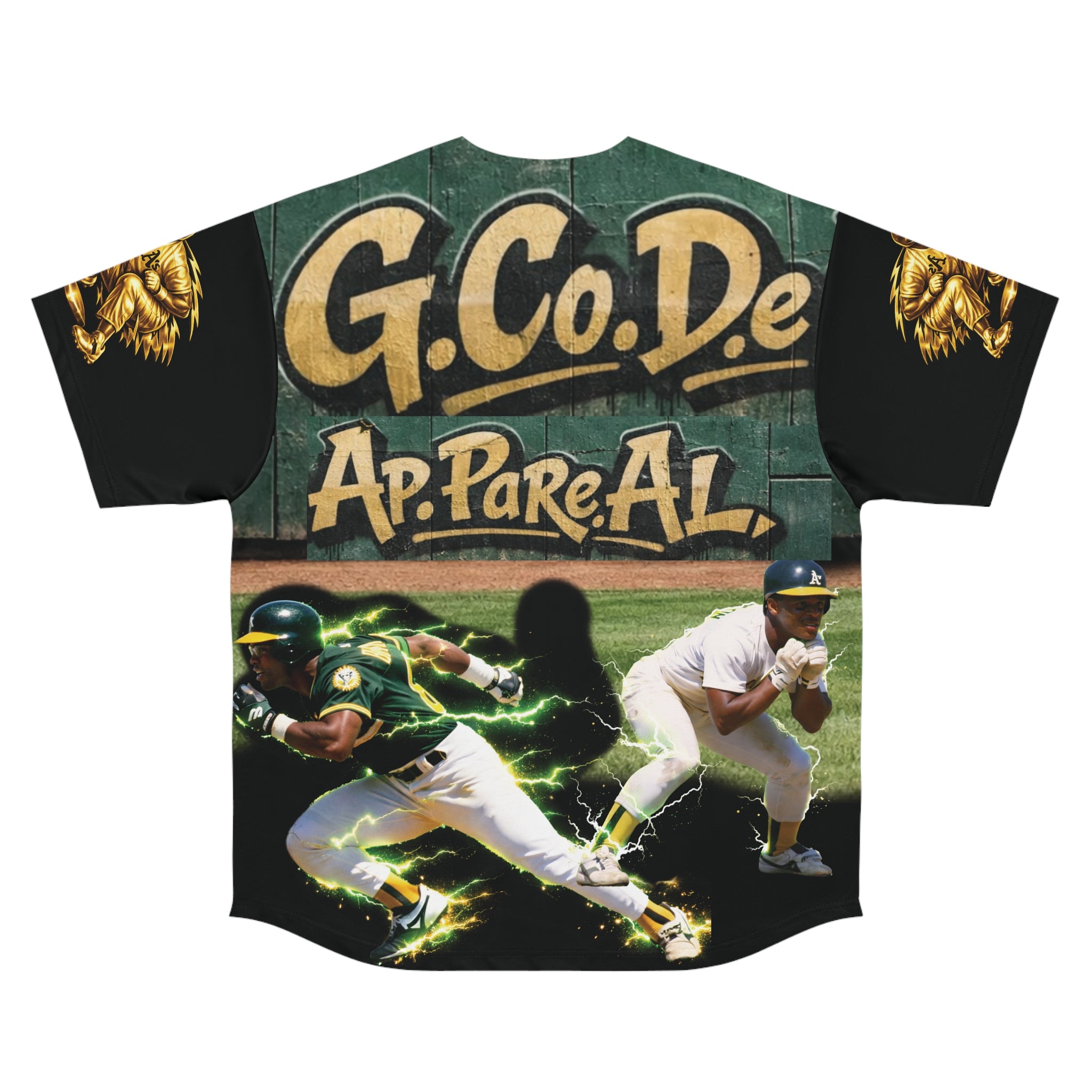 The GOAT — All-Over Print Baseball Jersey