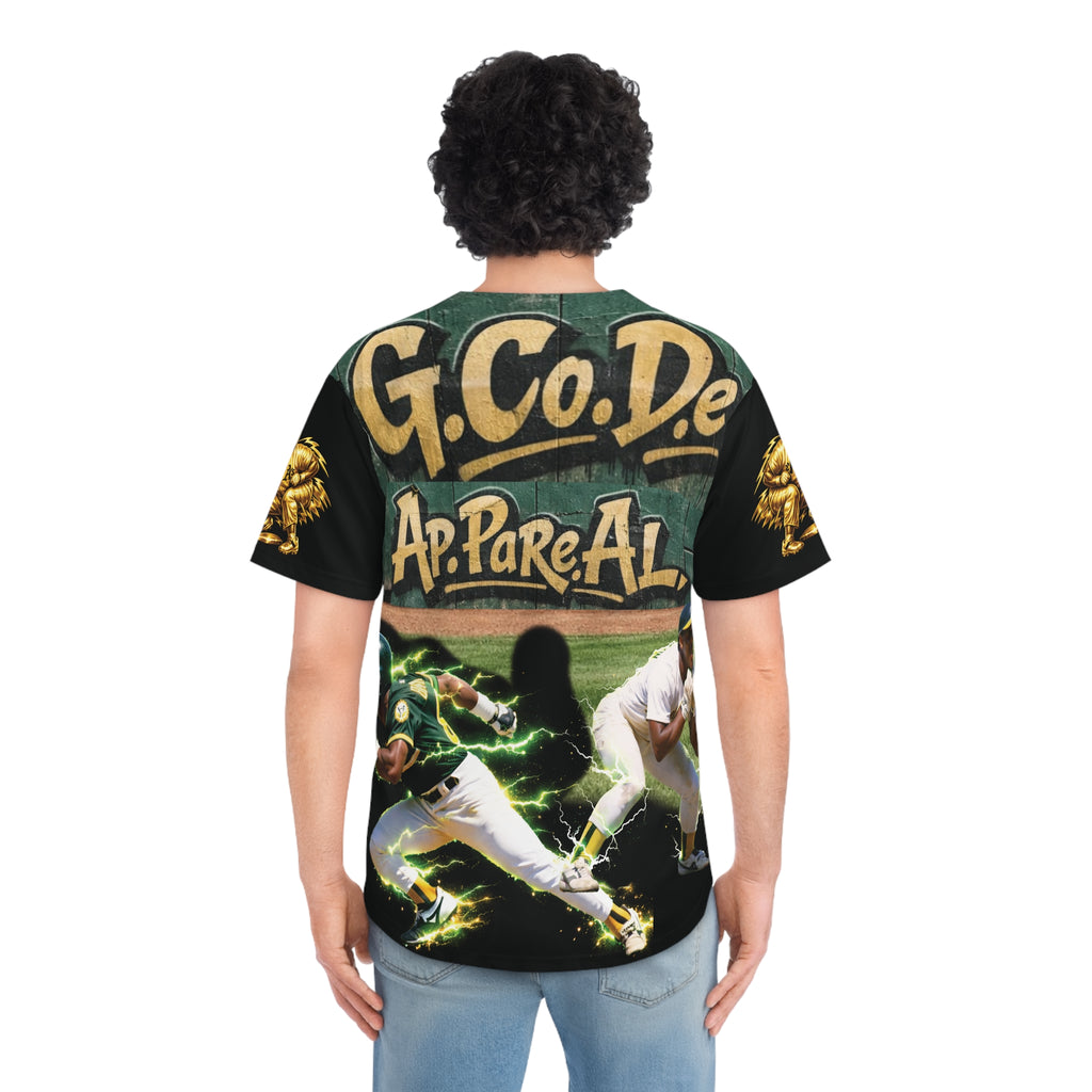 The GOAT — All-Over Print Baseball Jersey