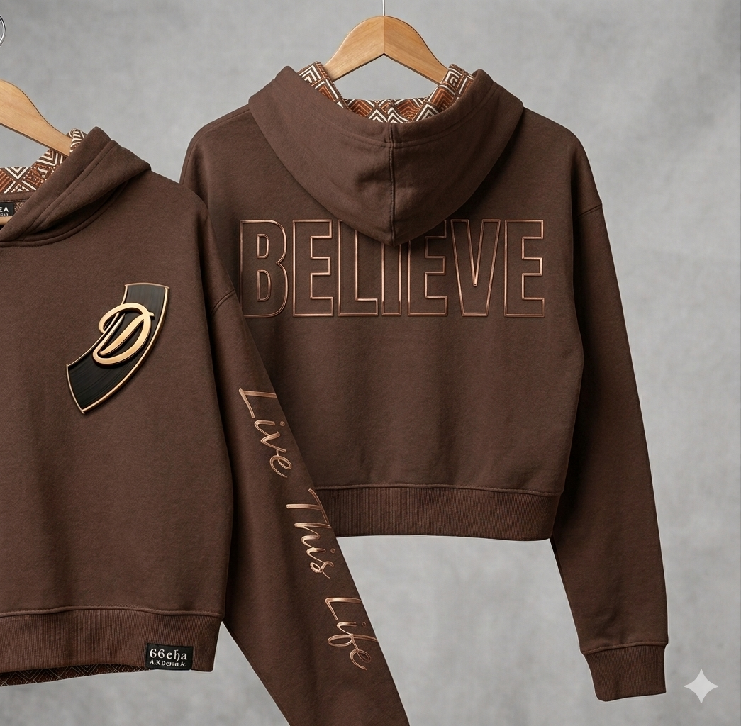 G.C.o.D.e DeKaLa Luxury Cropped Hoodie