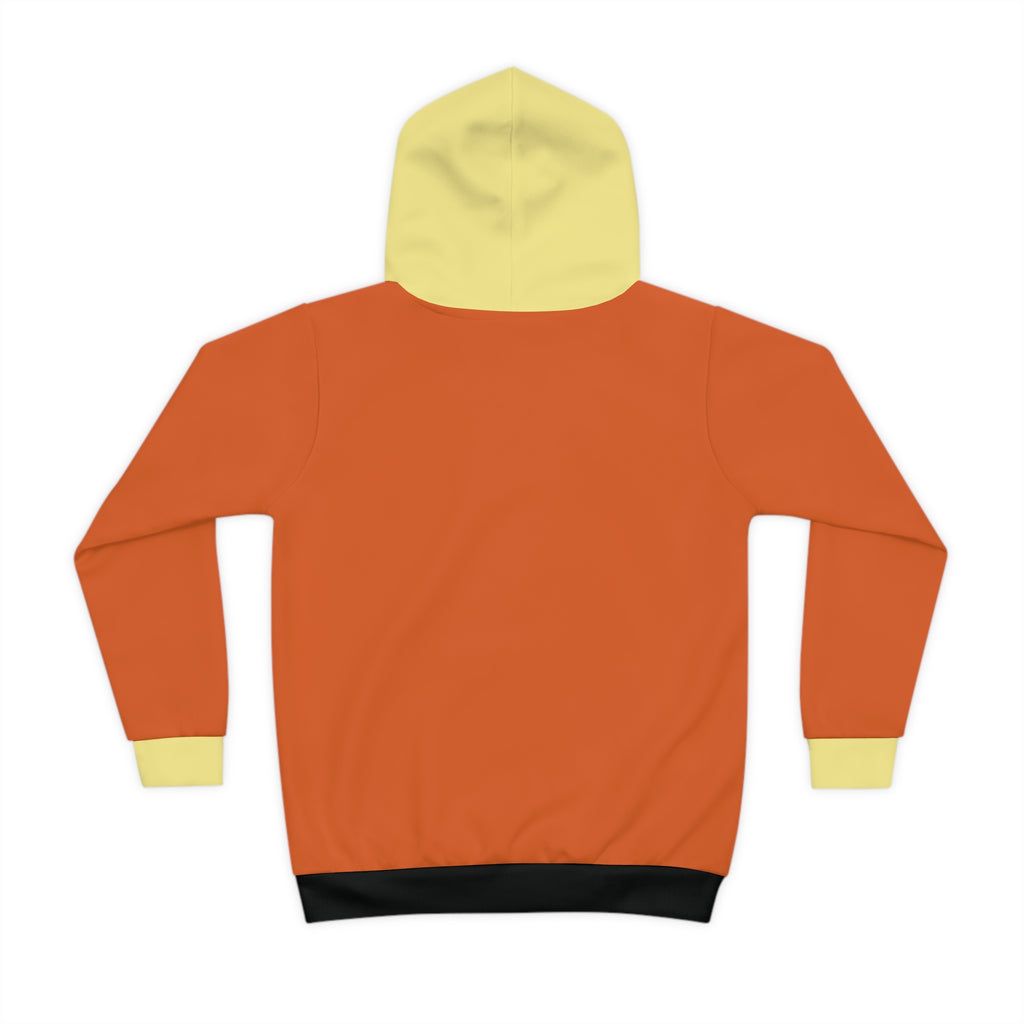 Protected Kids Hoodie — Orange & Yellow Edition