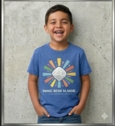 G.C.O.D.E. Kids Protected Tee – Shine With Flavor