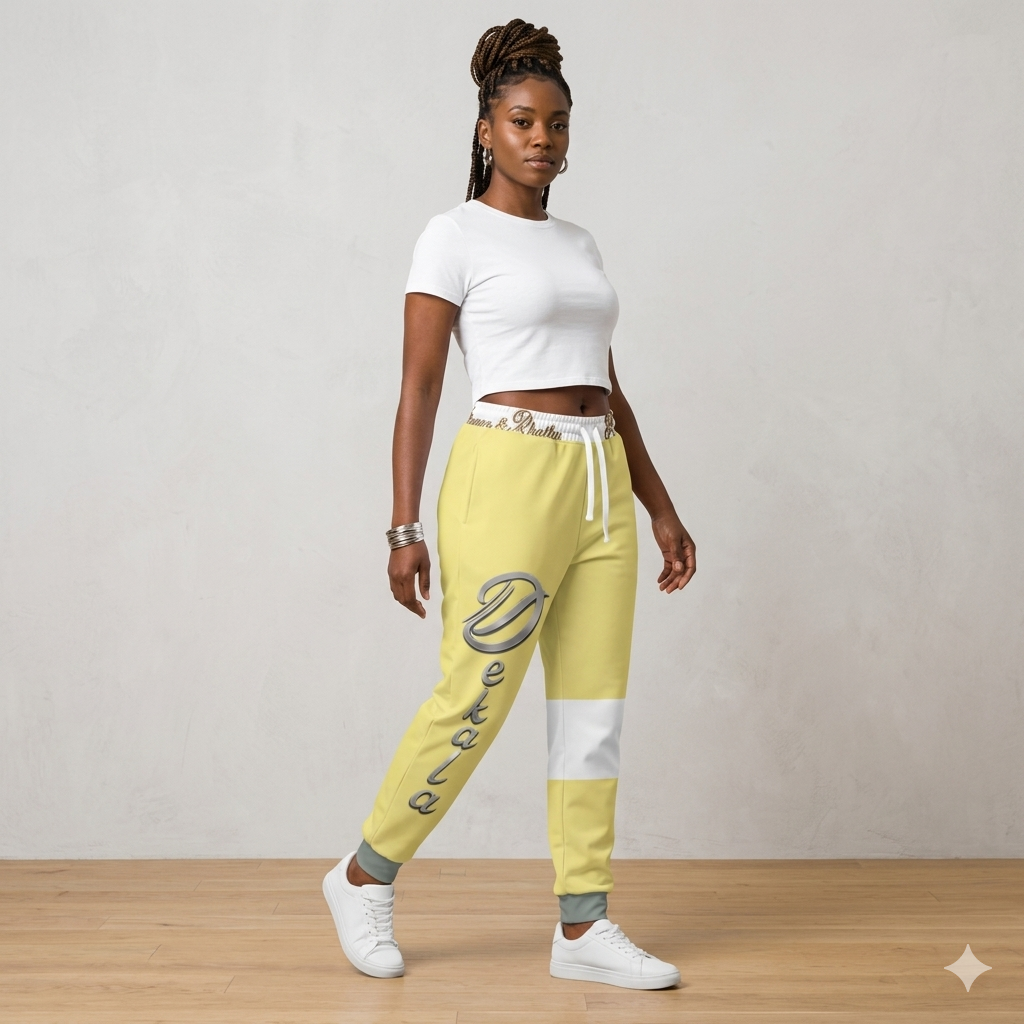 Dekala Signature Joggers – Butter Yellow