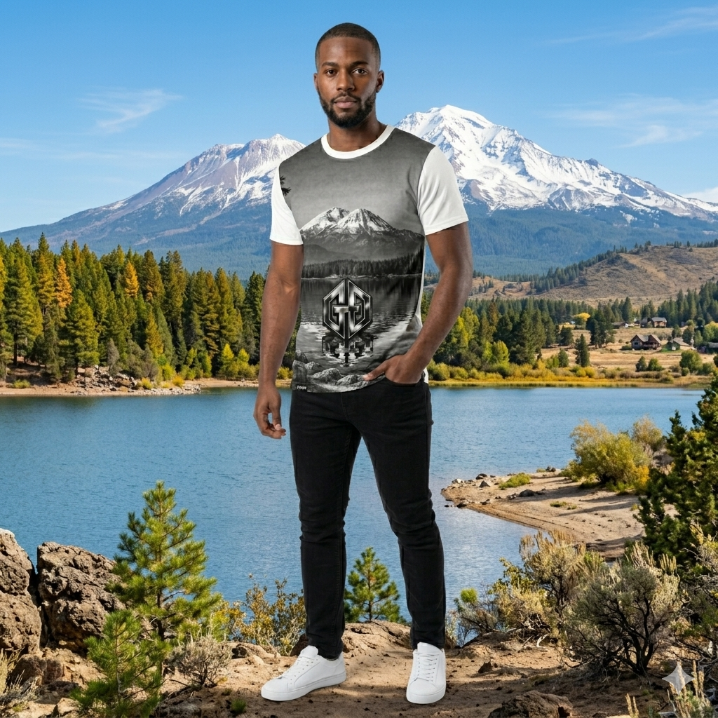 G.C.o.D.e "Be Still" AOP Cut & Sew Tee