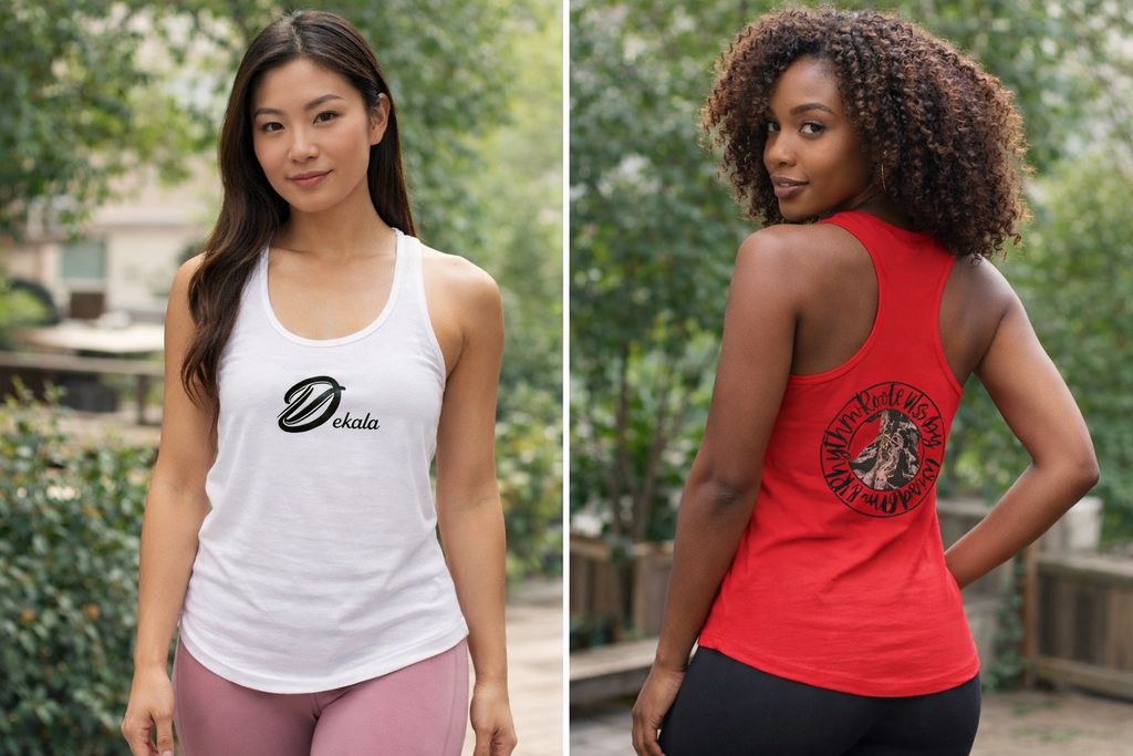 DeKaLa Red Racerback Tank