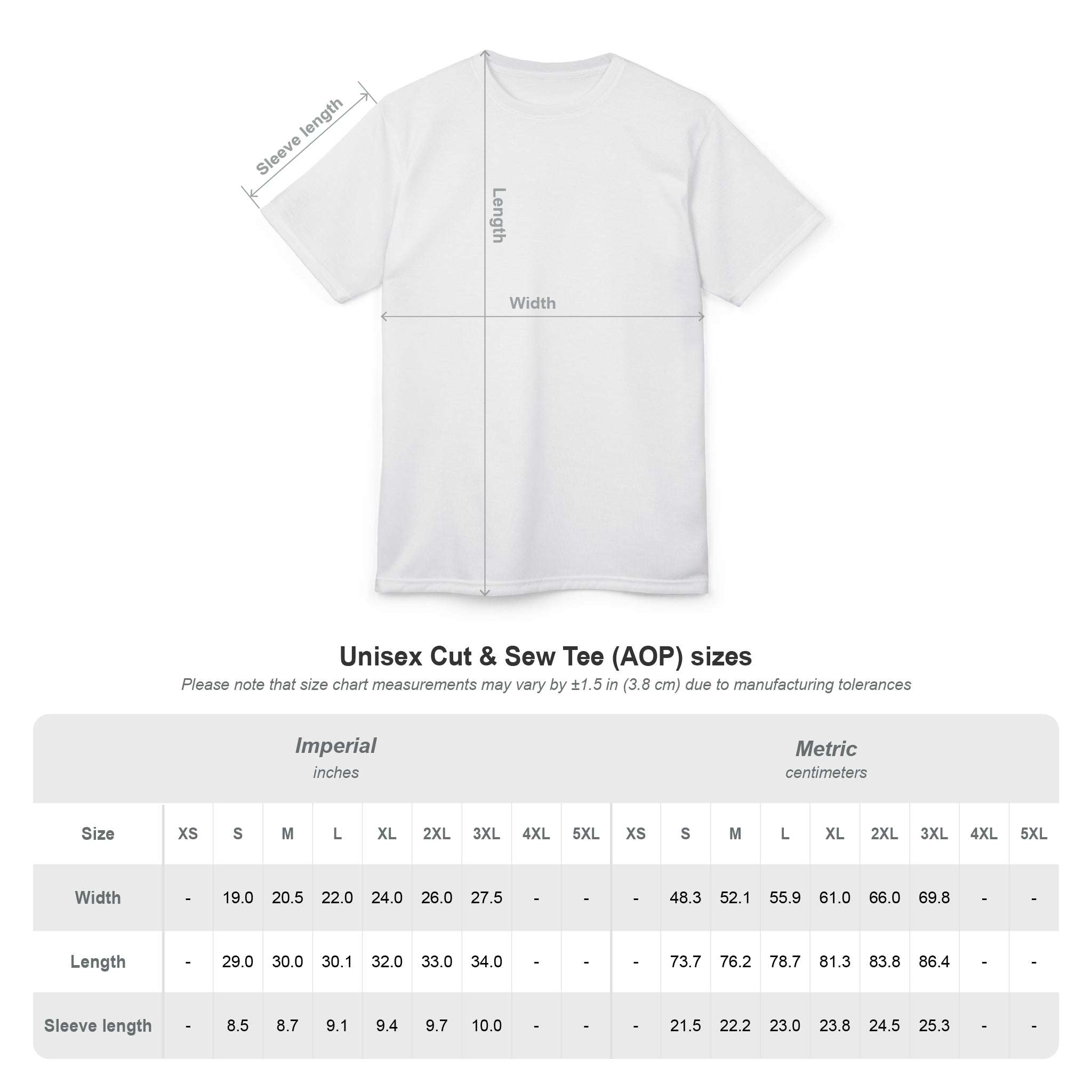 G.C.o.D.e "Be Still" AOP Cut & Sew Tee