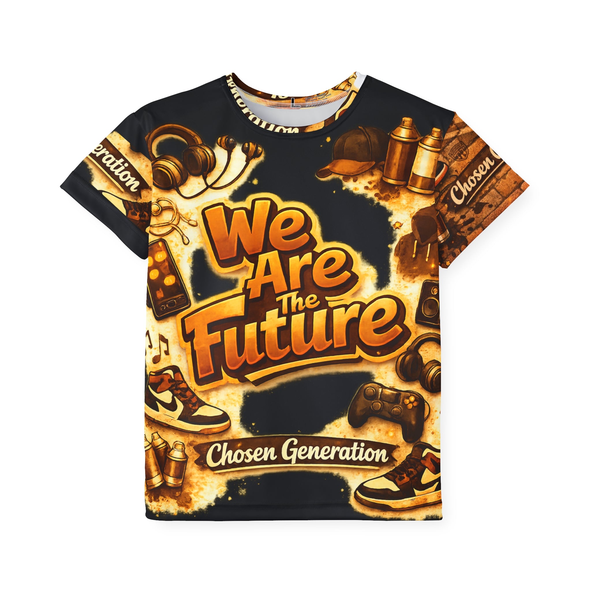 Chosen Generation Tee — We Are The Future | Black & Gold