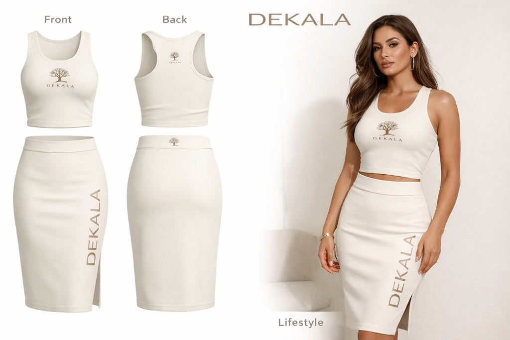 Women's Mid-Waist Pencil Skirt (AOP)