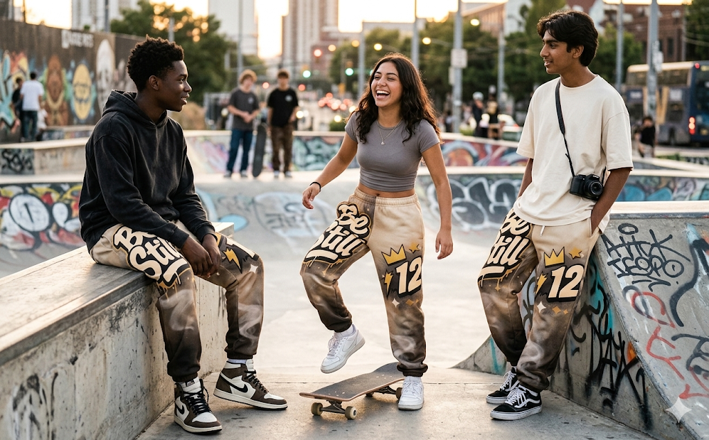 Be Still 12 — Youth AOP Joggers